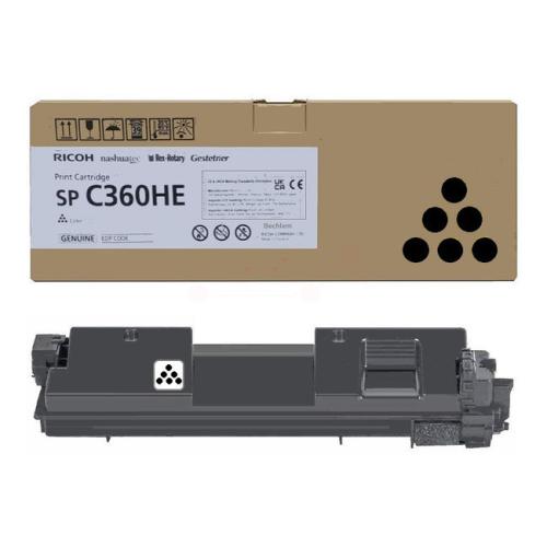 Ricoh cartucho de tóner negro (408184 / SPC360HE) (alta capacidad)