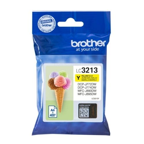 Brother cartucho de tinta amarillo (LC3213Y)