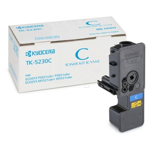 Kyocera cartucho de tóner cian (1T02R9CNL0 / TK5230C)