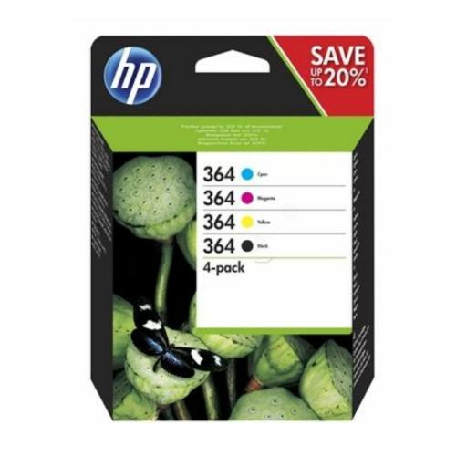 HP cartucho de tinta negro / cian / magenta / amarillo (N9J73AE / 364) (multipack)