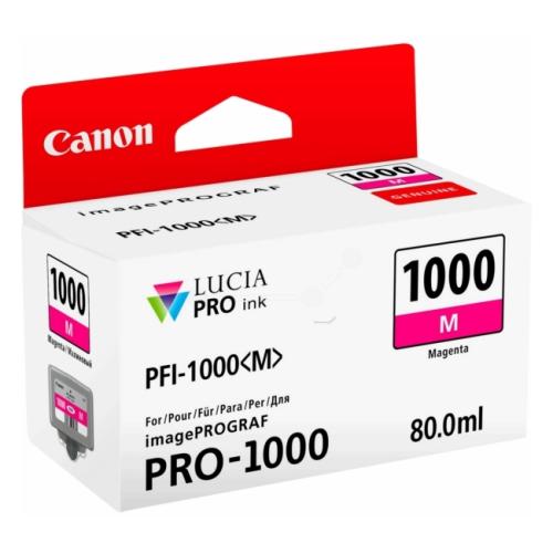 Canon cartucho de tinta magenta (0548C001 / PFI1000M)
