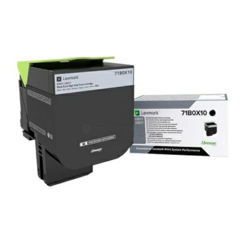 Lexmark cartucho de tóner negro (71B0X10 / 071B0X10) (alta capacidad)