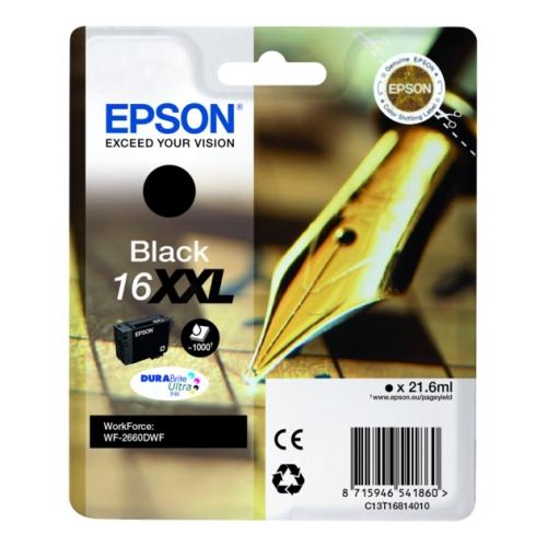 Epson cartucho de tinta negro (C13T16814012 / 16XXL) (alta capacidad)