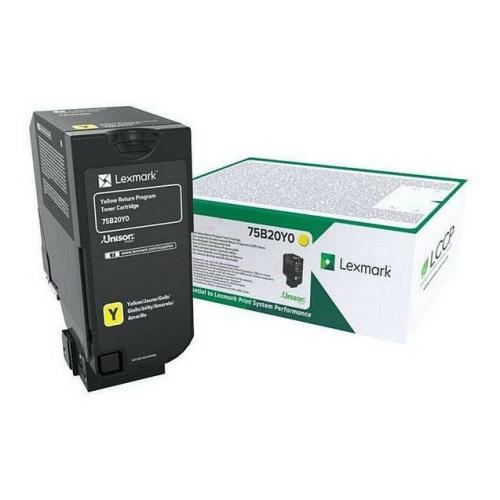 Lexmark cartucho de tóner amarillo (75B20Y0 / 075B20Y0) (Retorno)