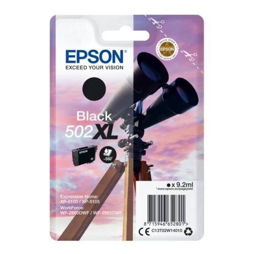 Epson cartucho de tinta negro (C13T02W14010 / 502XL) (alta capacidad)