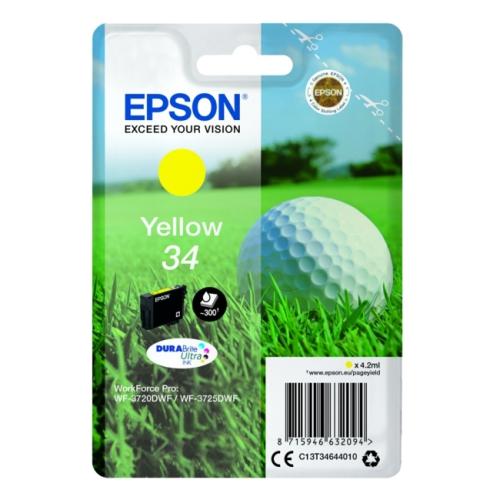 Epson cartucho de tinta amarillo (C13T34644010 / 34)