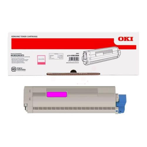 Oki cartucho de tóner magenta (45862838)