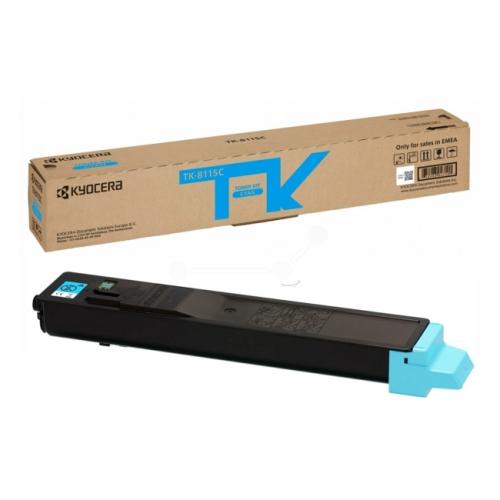 Kyocera cartucho de tóner cian (1T02P3CNL0 / TK8115C)