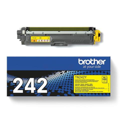 Brother cartucho de tóner amarillo (TN242Y)