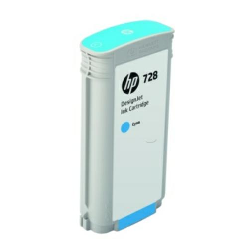 HP cartucho de tinta cian (F9J67A / 728)