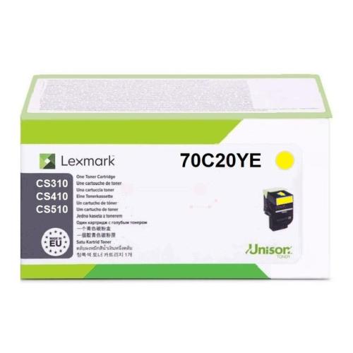 Lexmark cartucho de tóner amarillo (70C20YE / 702Y)