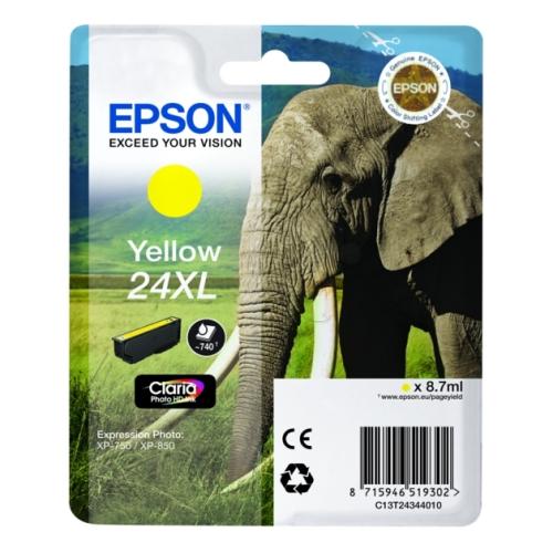 Epson cartucho de tinta amarillo (C13T24344012 / 24XL) (alta capacidad)