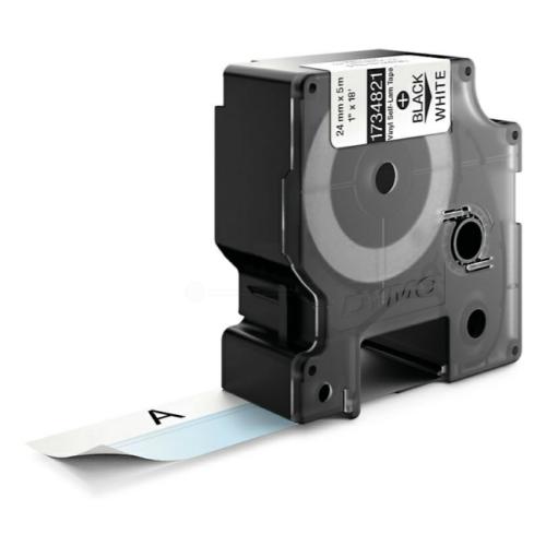 Dymo cinta negro sobre blanco (1734821 / S0773860), 24mm
