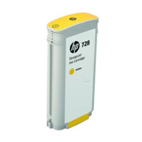 HP cartucho de tinta amarillo (F9J65A / 728)