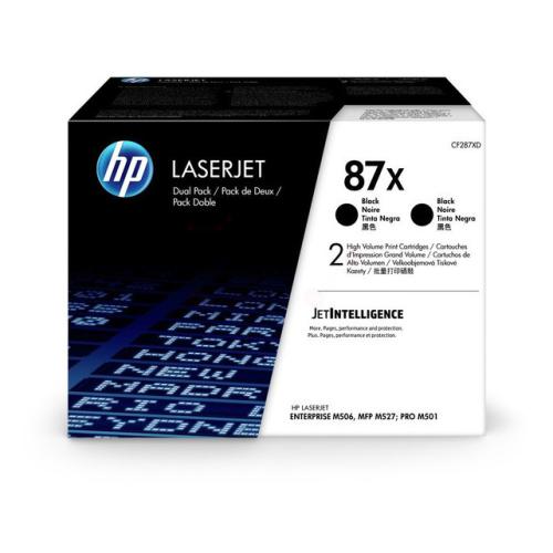 HP cartucho de tóner negro (CF287XD / 87X) (Paquete Doble, alta capacidad)
