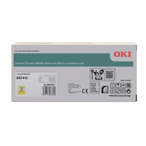 Oki cartucho de tóner amarillo (46507621)