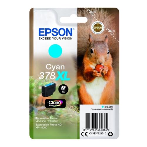 Epson cartucho de tinta cian (C13T37924010 / 378XL) (alta capacidad)