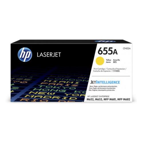 HP cartucho de tóner amarillo (CF452A / 655A)