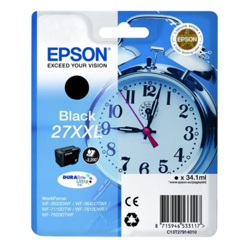 Epson cartucho de tinta negro (C13T27914012 / 27XXL) (alta capacidad)