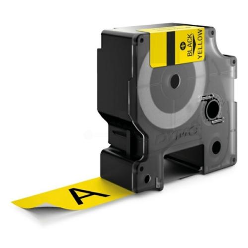 Dymo cinta negro sobre amarillo (1734525 / S0773850), 24mm