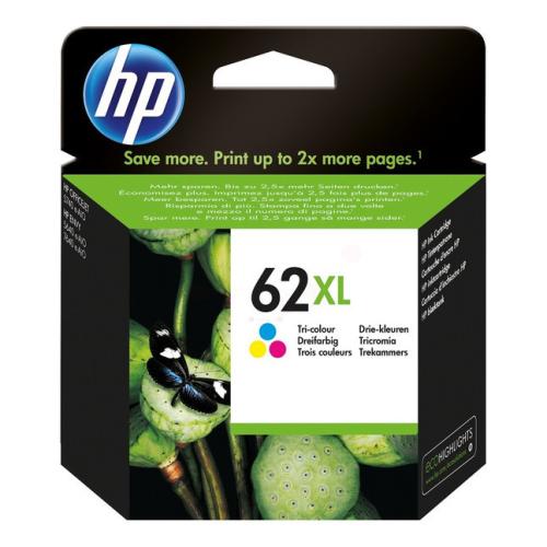HP cartucho de tinta color (C2P07AE#301 / 62XL) (alta capacidad)