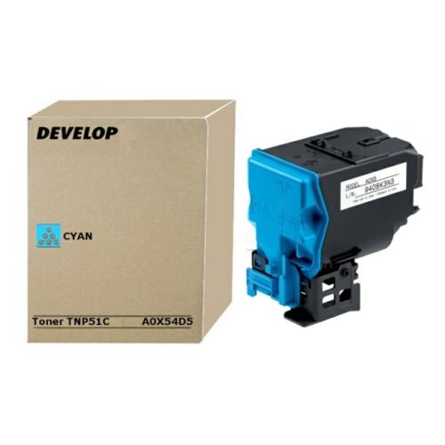 Develop cartucho de tóner cian (A0X54D5 / TNP51C)