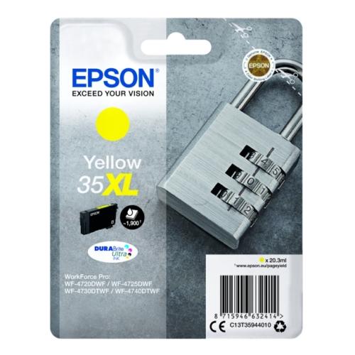 Epson cartucho de tinta amarillo (C13T35944010 / 35XL) (alta capacidad)