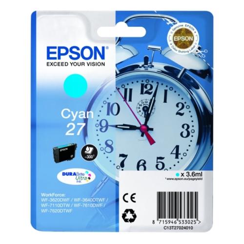Epson cartucho de tinta cian (C13T27024012 / 27)