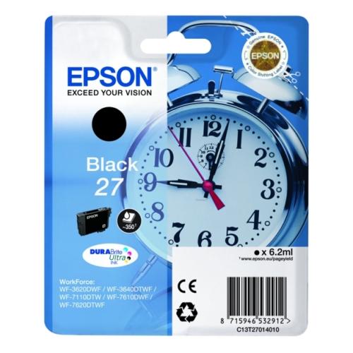 Epson cartucho de tinta negro (C13T27014012 / 27)