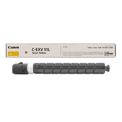 Canon cartucho de tóner amarillo (0487C002 / CEXV51LY)