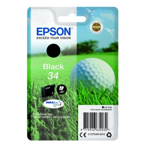 Epson cartucho de tinta negro (C13T34614010 / 34)