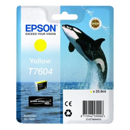 Epson cartucho de tinta amarillo (C13T76044010 / T7604)