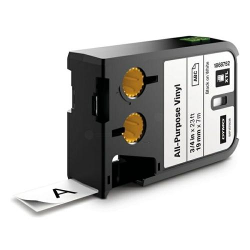 Dymo etiquetas negro sobre blanco (1868752), 19mm
