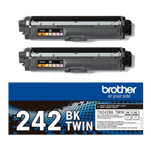 Brother cartucho de tóner negro (TN242BKTWIN) (Paquete Doble)