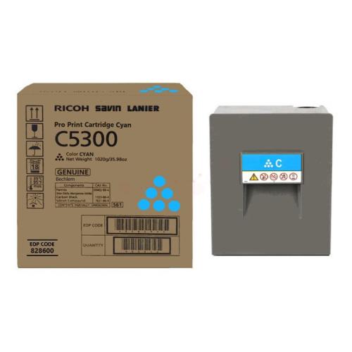 Ricoh cartucho de tóner cian (828600 / 828604)
