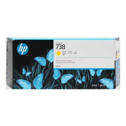 HP cartucho de tinta amarillo (676M8A / 738)