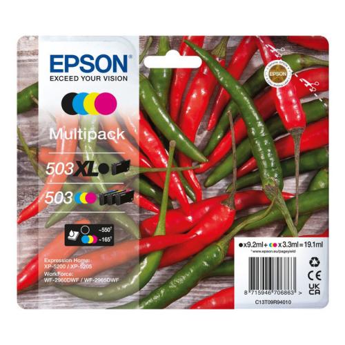 Epson cartucho de tinta negro / cian / magenta / amarillo (C13T09R94010 / 503XL503) (multipack)