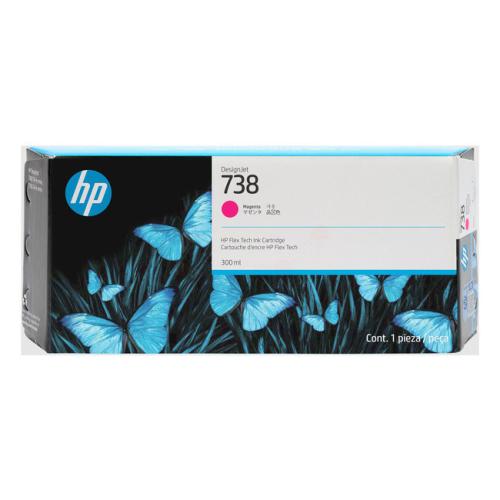 HP cartucho de tinta magenta (676M7A / 738)
