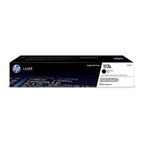 HP cartucho de tóner negro (W2070A / 117A)