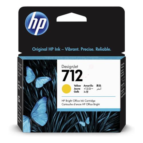 HP cartucho de tinta amarillo (3ED69A / 712)