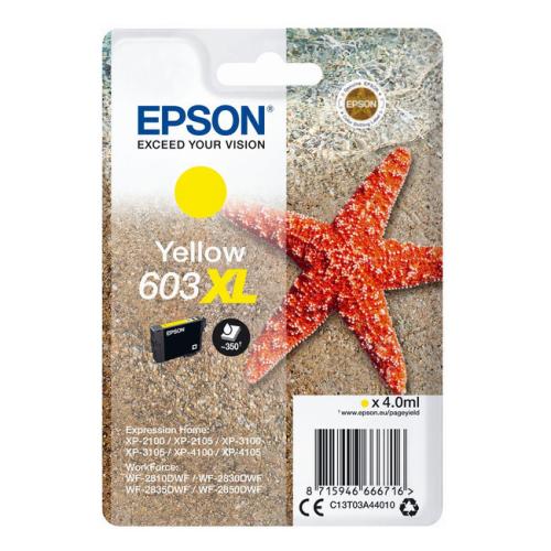 Epson cartucho de tinta amarillo (C13T03A44010 / 603XL) (alta capacidad)