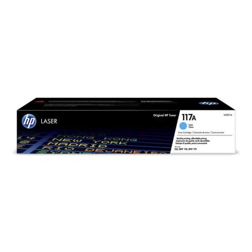 HP cartucho de tóner cian (W2071A / 117A)