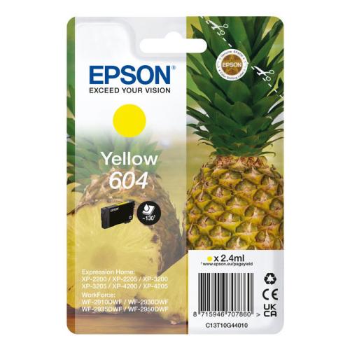 Epson cartucho de tinta amarillo (C13T10G44010 / 604)