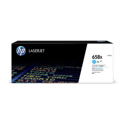 HP cartucho de tóner cian (W2001X / 658X) (alta capacidad)