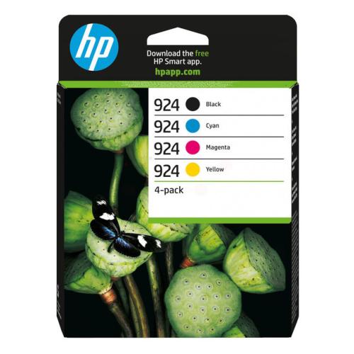 HP cartucho de tinta negro / cian / magenta / amarillo (6C3Z1NE / 924) (multipack)