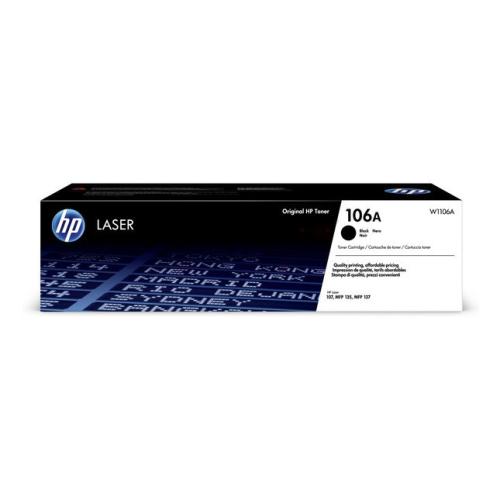 HP cartucho de tóner negro (W1106A / 106A)