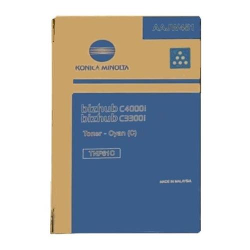 Konica Minolta cartucho de tóner cian (AAJW451 / TNP81C)