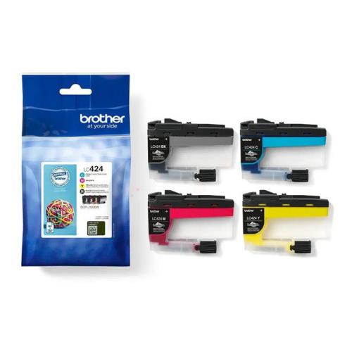 Brother cartucho de tinta negro / cian / magenta / amarillo (LC424VAL) (multipack)