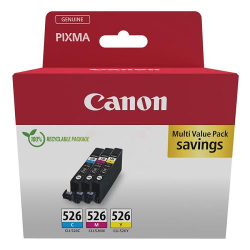 Canon cartucho de tinta cian / magenta / amarillo (4541B018 / CLI526) (multipack)