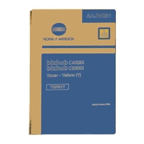 Konica Minolta cartucho de tóner amarillo (AAJW251 / TNP81Y)